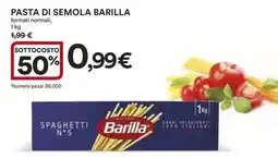 Ipercoop Pasta di semola BARILLA offerta