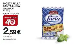 Ipercoop Mozzarella santa lucia GALBANI offerta