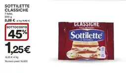 Ipercoop Sottilette classiche offerta