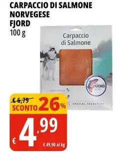 Tigros CARPACCIO DI SALMONE NORVEGESE FJORD offerta
