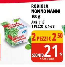 Tigros Robiola NONNO NANNI offerta