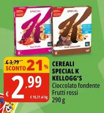 Tigros Cereali special k KELLOGG'S offerta