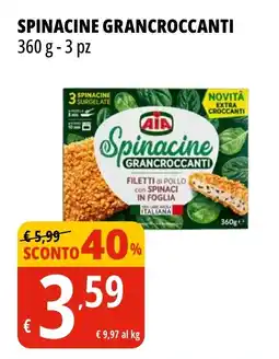 Tigros Spinacine grancroccanti AIA offerta