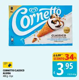 Tigros Cornetto classico ALGIDA offerta