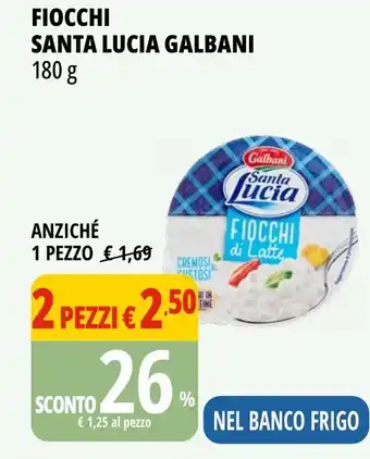 Tigros Fiocchi santa lucia GALBANI offerta