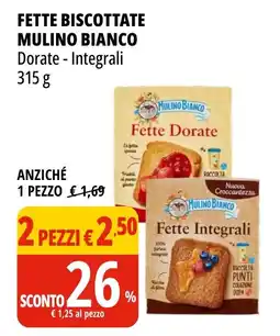 Tigros Fette biscottate MULINO BIANCO offerta