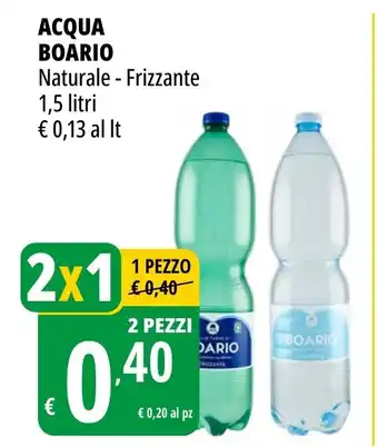 Tigros Acqua BOARIO offerta