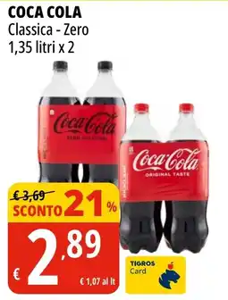 Tigros COCA COLA offerta