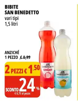 Tigros Bibite SAN BENEDETTO offerta
