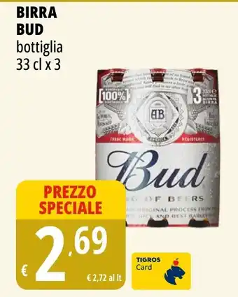 Tigros Birra BUD offerta