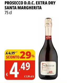 Tigros Prosecco d.o.c. extra dry SANTA MARGHERITA offerta
