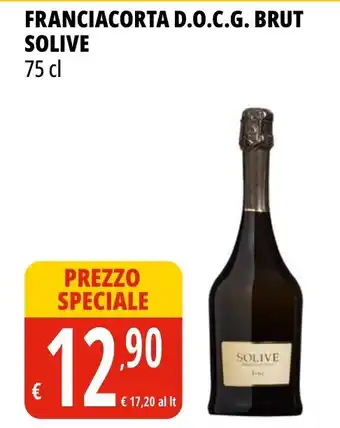 Tigros Franciacorta d.o.c.g. brut SOLIVE ` offerta