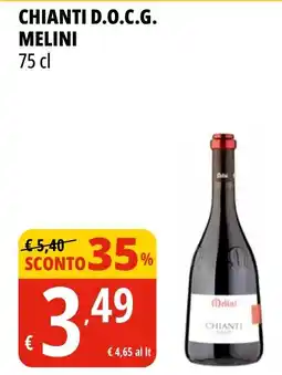 Tigros Chianti d.o.c.g. MELINI offerta