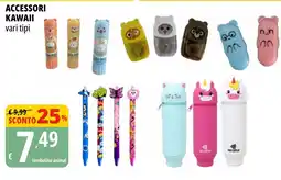 Tigros Accessori kawaii vari tipi offerta