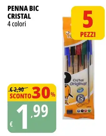 Tigros Penna BIC CRISTAL offerta