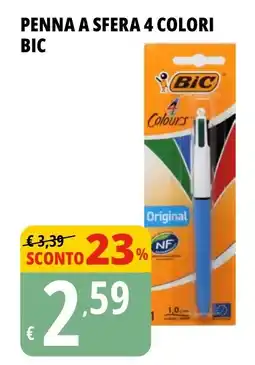 Tigros Penna a sfera 4 colori BIC offerta