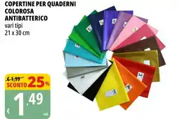 Tigros Copertine per quaderni colorosa antibatterico offerta