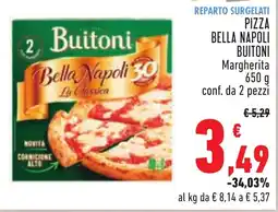 Conad Pizza bella napoli BUITONI offerta