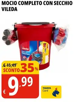 Tigros Mocio completo con secchio VILEDA offerta