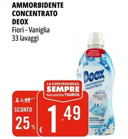 Tigros Ammorbidente concentrato DEOX` offerta