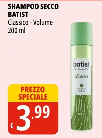 Tigros Shampoo secco BATIST offerta