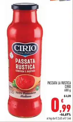 Conad Passata la rustica CIRIO offerta