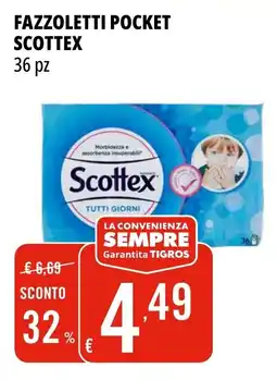 Tigros Fazzoletti pocket SCOTTEX offerta