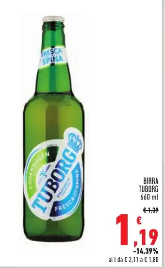 Conad Birra TUBORG offerta