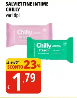 Tigros Salviettine intime CHILLY offerta