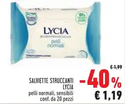 Conad Salviette struccanti LYCIA offerta