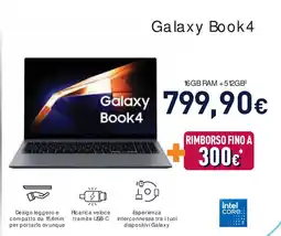 Unieuro Galaxy Book4 offerta
