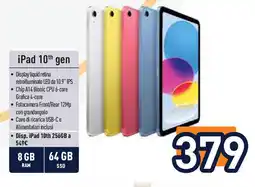 Unieuro iPad 10th gen offerta