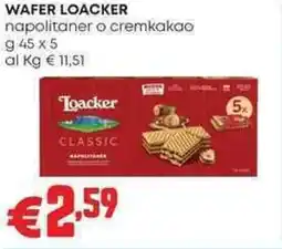 Pam Wafer LOACKER offerta