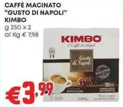 Pam Caffè macinato "gusto di napoli" KIMBO offerta