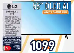 Unieuro LG SMART TV OLED AI 55B42 offerta