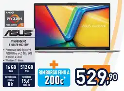 Unieuro ASUS VIVOBOOK GO E1504FA-NJ311W offerta