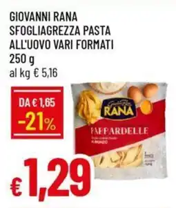 Galassia Giovanni rana sfogliagrezza pasta all'uovo vari formati offerta