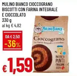 Galassia Mulino bianco cioccograno biscotti con farina integrale e cioccolato offerta