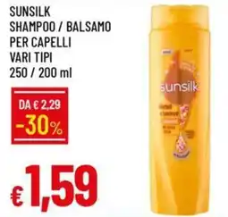Galassia Sunsilk shampoo / balsamo per capelli vari tipi offerta
