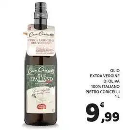 Conad City Olio extra vergine di oliva 100% italiano PIETRO CORICELLI offerta