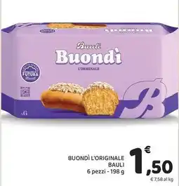 Conad City Buondì l'originale BAULI offerta