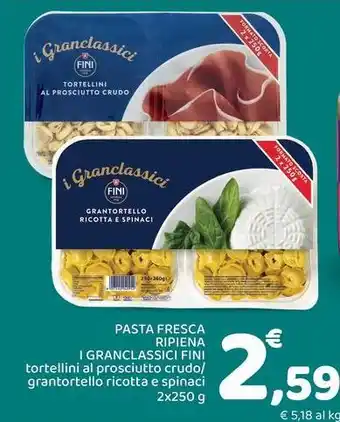 Conad City Pasta fresca ripiena i granclassici FINI offerta