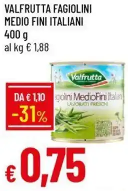 Galassia Valfrutta fagiolini medio fini italiani offerta