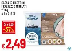 Galassia Ocean 47 filetti di merluzzo congelati offerta