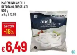 Galassia Maremundi anelli di totano surgelati offerta