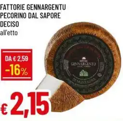 Galassia Fattorie gennargentu pecorino dal sapore deciso offerta