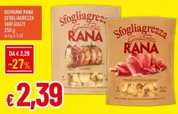 Galassia Giovanni rana sfogliagrezza vari gusti offerta