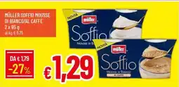 Galassia Müller soffio mousse di bianco/al caffè offerta