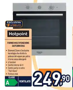 Unieuro Hotpoint FORNO MULTIFUNZIONE 2AF530HIXHA offerta