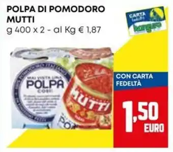 Kanguro Polpa di pomodoro MUTTI offerta
